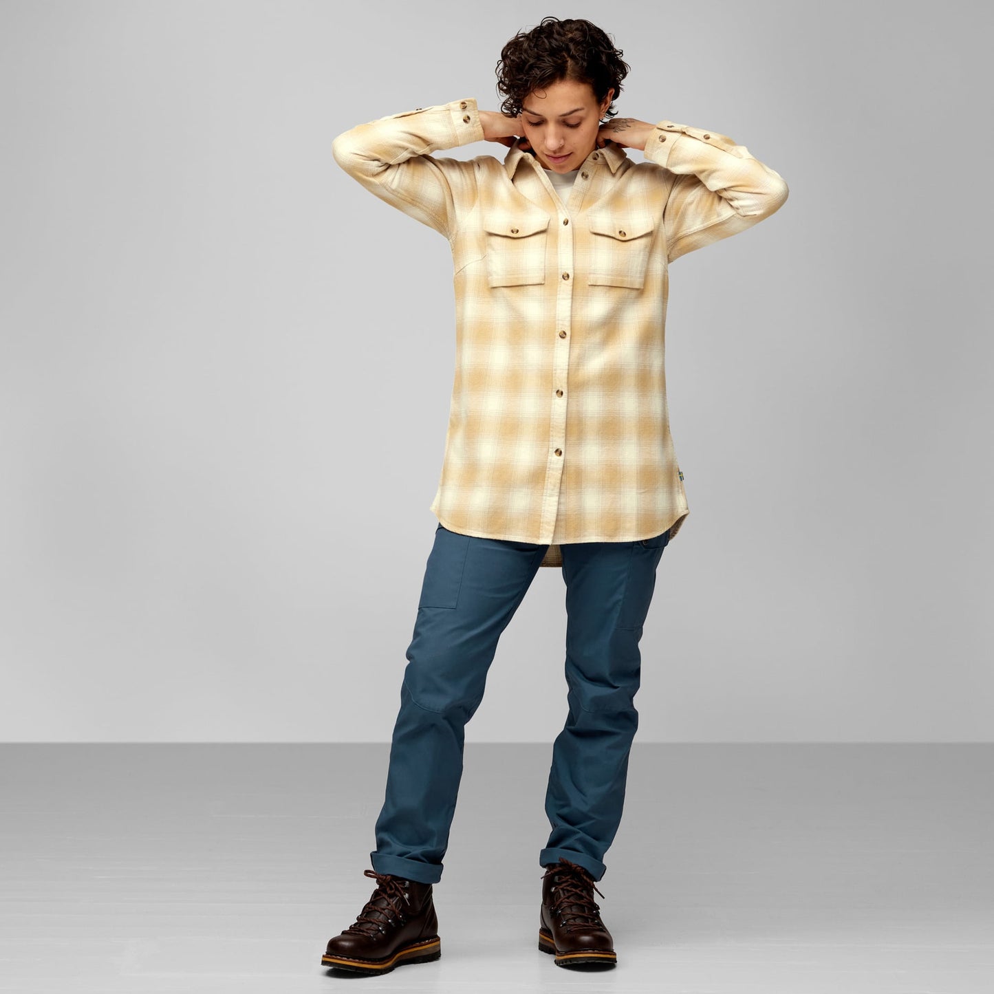 ÖVIK TWILL SHIRT LS W - US 0181