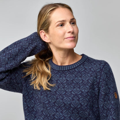 SNOW ROUND NECK SWEATER W - US 5130